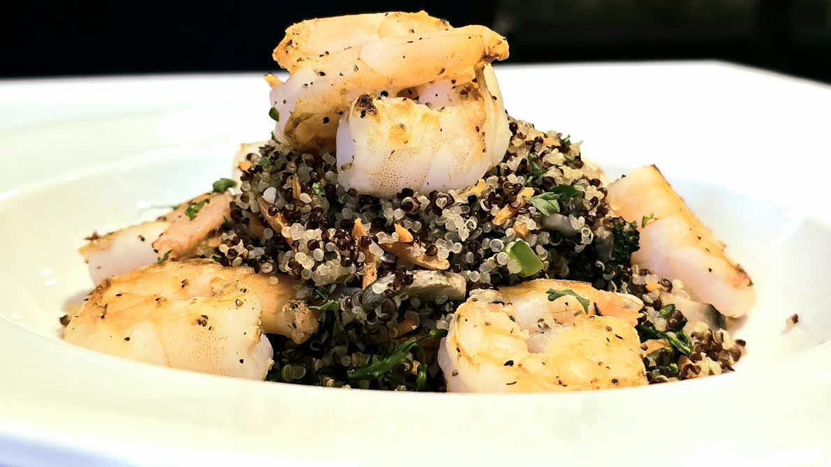 AFS Club private club restaurant shrimp