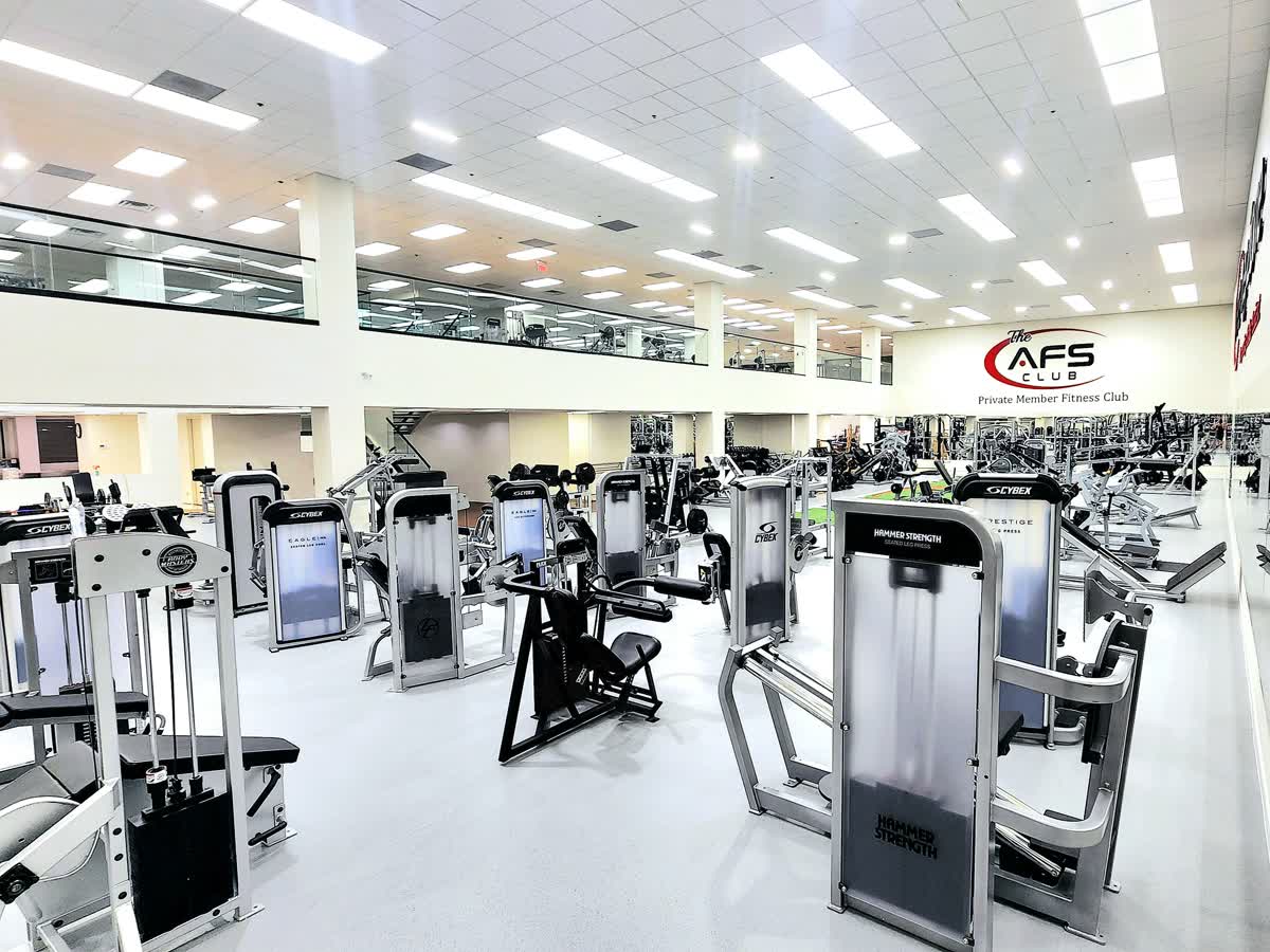 AFS Club Dallas exclusive gym leg zone