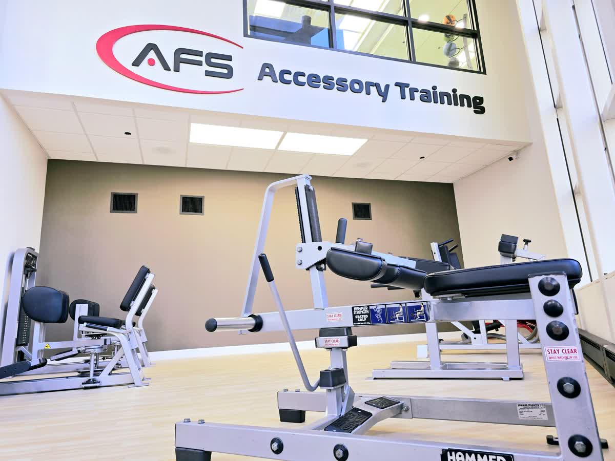 AFS Club Dallas exclusive gym accessory zone