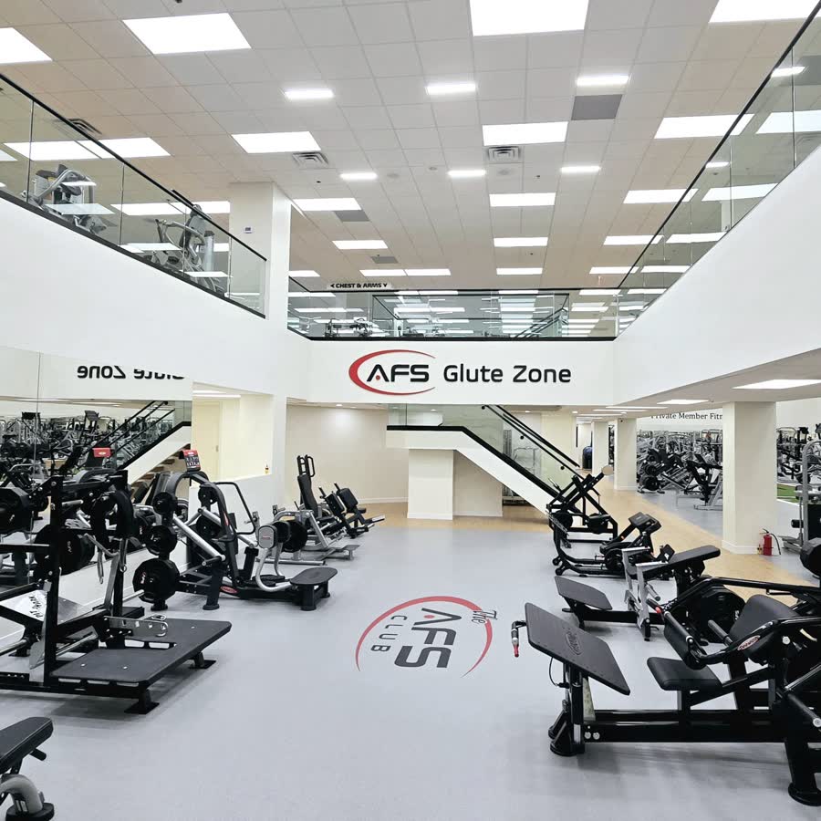 AFS Club gym glute zone