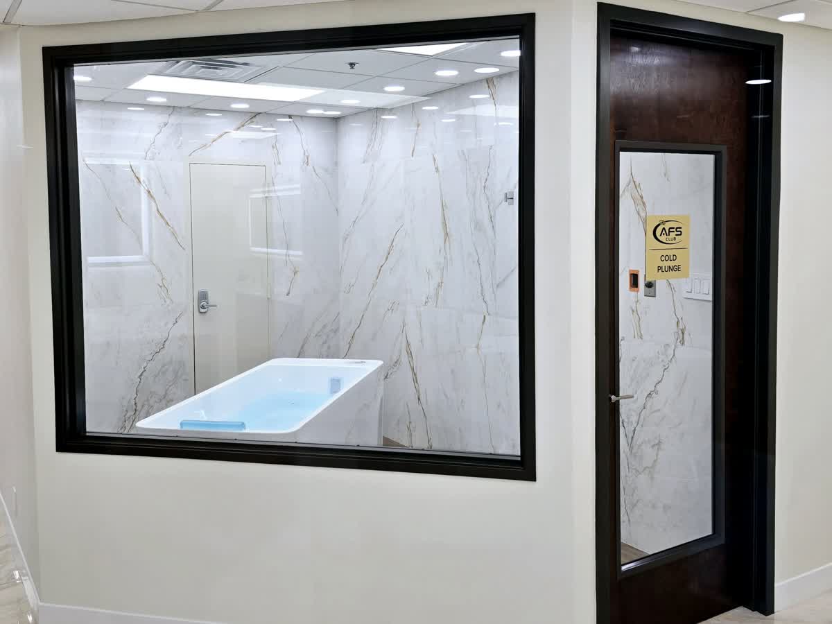 AFS Club Cold plunge luxury fitness club Dallas