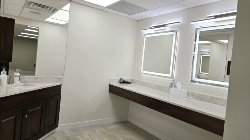AFS Club luxury gym vanity