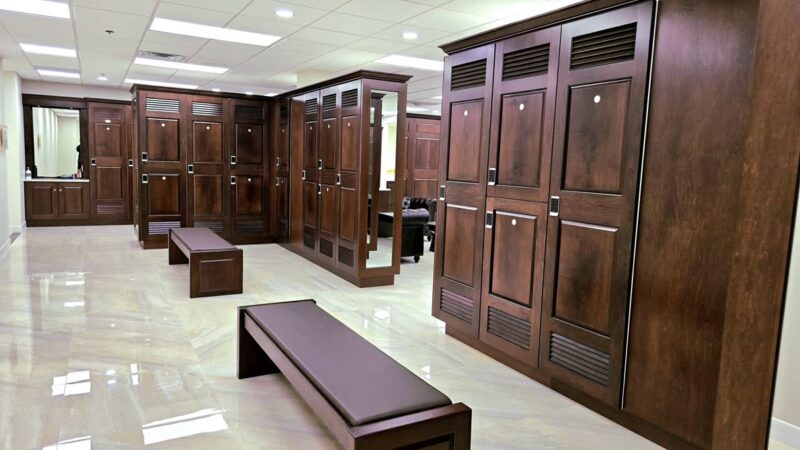 AFS Club luxury locker room Dallas