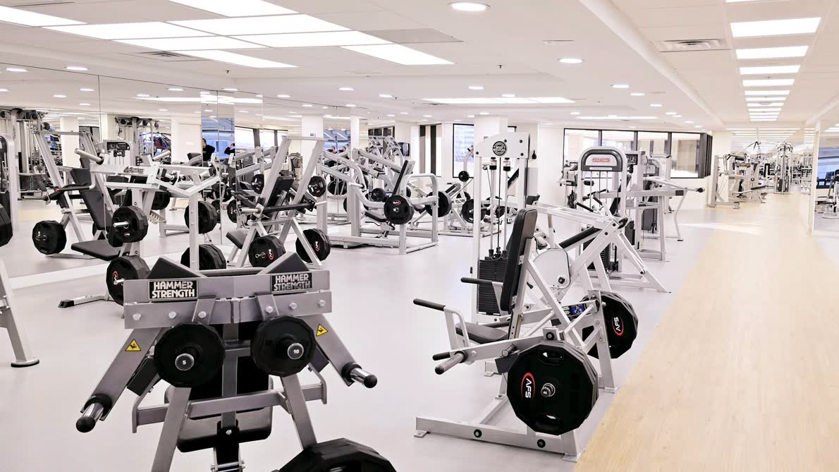 AFS Club shoulder zone training area